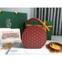 Goyard The Alto Hatbox Trunk Bag Red