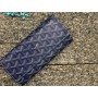Goyard Varenne Chevron Long Wallet Blue