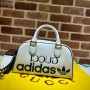 Gucci Adidas Mini Duffle Bag 702397 White