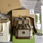 Gucci Backpack with Interlocking G Brown