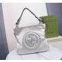 Gucci Blondie Small Tote Bag 751518 Silver