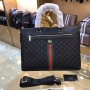 Gucci GG Embossed Briefcase Black