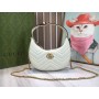 Gucci GG Marmont Matelassé Mini Bag 699514 White