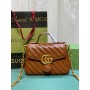 Gucci GG Marmont Mini Top Handle Bag 547260 Brown