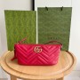 Gucci GG Marmont Shoulder Bag 739166 Red