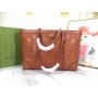 Gucci GG Matelassé Medium Tote Brown