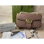Gucci Marmont Matelassé Shoulder Bag 443497 Nude