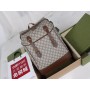 Gucci Medium Backpack With Interlocking G 696013 Beige