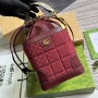 Gucci Ophidia GG Bucket Bag 752583 Burgundy