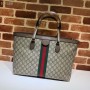 Gucci Ophidia Jumbo GG Medium Tote 631685 Coffee