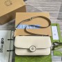 Gucci Petite GG Mini Shoulder Bag 739721 White