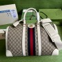 Gucci Savoy Large Duffle Bag White