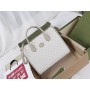 Gucci Small Tote Bag With Interlocking G 659983 White