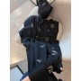 Hermes Cashmere Scarf Shawls H Logo Black