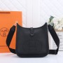 Hermes Evelyne 29 Bag Black Clemence Leather