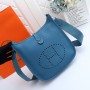 Hermes Evelyne 29 Bag Blue Jean Clemence Leather