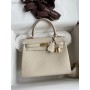 Hermes Kelly Bag 25CM Togo Calfskin Beige