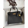 Hermes Kelly Bag 25CM Togo Calfskin Black