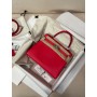 Hermes Kelly Bag 25CM Togo Calfskin Red