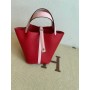 Hermes Picotin Lock 18 Bag Matte Red Clemence Palladium Hardware