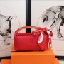 Hermes Trousse Bride-A-Brac Cosmetic Bag Red