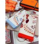 Hermes Women Scarf Wraps Square Shawl Horse Flowers Motif