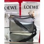 Loewe Puzzle Edge Bag Calfskin 29CM Grey Blue