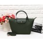 Longchamp Le Pliage Neo Large Nylon Tote Army Green