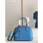 Louis Vuitton Alma BB Epi Grained Leather Bag Blue