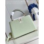 Louis Vuitton Capucines BB Taurillon Leather Bag Light Green