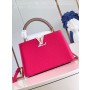 Louis Vuitton Capucines Taurillon Studded MM Rose