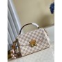 Louis Vuitton Damier Azur Croisette Bag With Braided Strap N50053