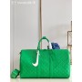 Louis Vuitton Keepall Bandoulière 50 Taurillon Monogram Green