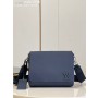  Louis Vuitton M59327 Takeoff Messenger Aerogram Blue
