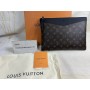 Louis Vuitton Monogram Daily Pouch Canvas Black Brown