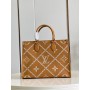 Louis Vuitton Onthego MM Tote Bag Brown