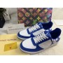 Louis Vuitton Rivoli Sneaker Calf Leather White Blue