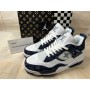 Louis Vuitton x Air Jordan 4 Retro Sneaker Navy Blue