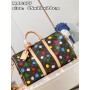 LV x YK Bandoulière Keepall 45 Monogram Canvas
