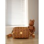 MCM Small Aren Crossbody Visetos Cognac in Coated Canvas