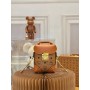 MCM Soft Berlin Crossbody Monogram Visetos Cognac