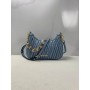 Michael Kors Matelassé Leather Bag Blue
