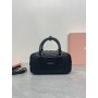 Miu Miu Arcadie Leather Bag 5BB142 Black