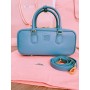 Miu Miu Arcadie Leather Bag 5BB148 Blue