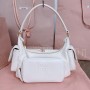 Miu Miu Nappa Leather Pocket Bag White