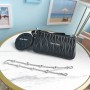 Miu Miu Shine Matelassé Shoulder Bag Black