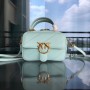 Pinko Love Square Quilt Handbag Blue