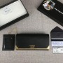 Prada Black Saffiano Leather Flap Wallet 1MH132