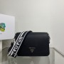 Prada Leather Shoulder Bag 1BD314 Black