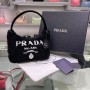 Prada Re-Edition 2000 Terry Mini Bag Farbic 1NE515 Black